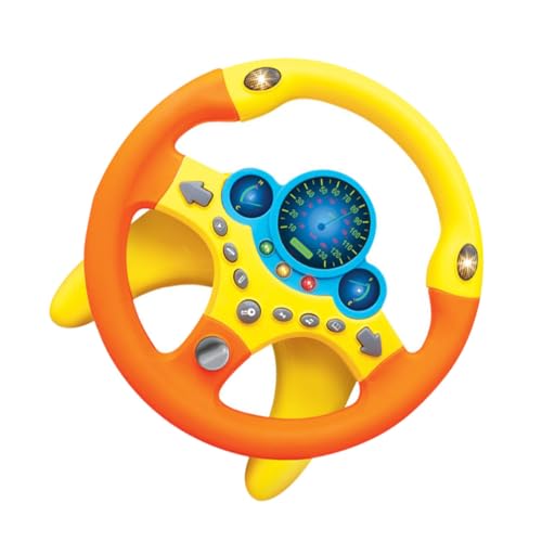 HAWILLOSCH 1stück Interaktives Kinderlenkrad Spielzeug Simuliertes Für Und Entwicklungsspiel Multifunktionales Lernspielzeug Gelb Fördert Kognitive Fähigkeiten Und Hand- -koordination HAWILLOSCH 1stück Interaktives Kinderlenkrad Spielzeug Simuliertes Für Und Entwicklungsspiel Multifunktionales Lernspielzeug Gelb Fördert Kognitive Fähigkeiten Und Hand- -koordination von HAWILLOSCH
