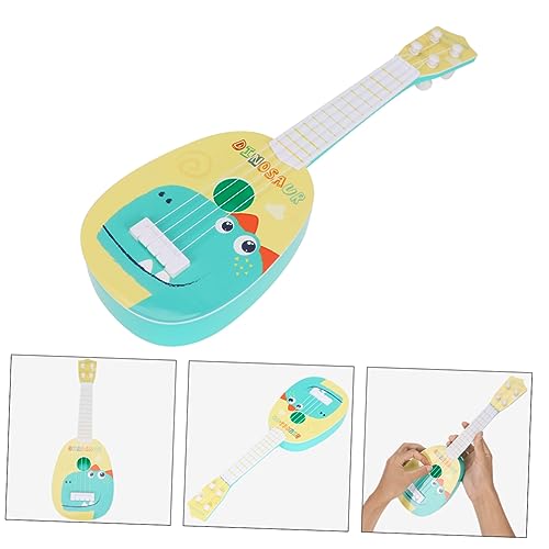 HAWILLOSCH 1stk Simulierte Gitarre Musikalisches Lernspielzeug Kindergitarre Spielzeug Für Jungen Kinderspielzeug Ukulele Kleine Gitarre Ukulele Kinder Gitarreninstrument Spielzeug Yellow von HAWILLOSCH