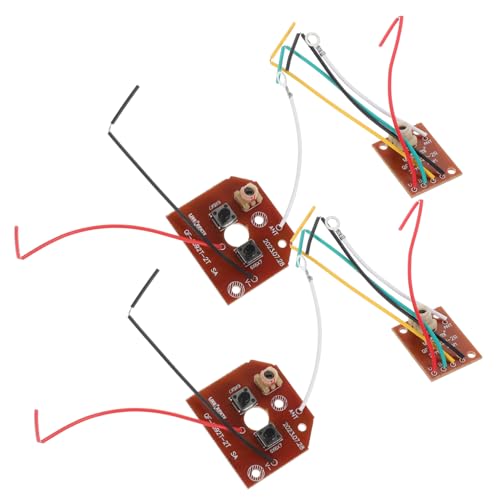 HAWILLOSCH 2 Sätze Fernbedienungsmodul Fernsender-empfängerplatine DIY-stromkreismodul Zubehör Für Rc-car DIY-Montage Der Empfängerplatine Rc-car-empfängerplatine Sender Für Rc Auto Kupfer von HAWILLOSCH