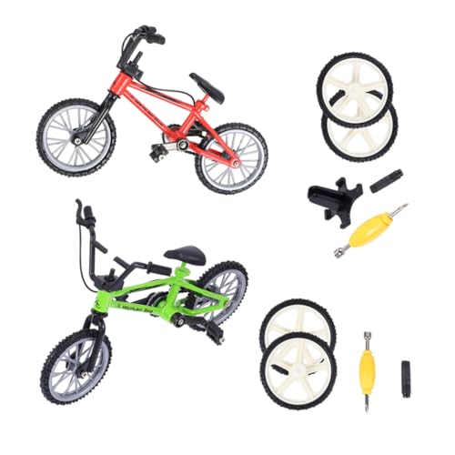 HAWILLOSCH 2 Sets Tischspiel Fingerbike Modell Aus Freizeitspielzeug Für Wettbewerbe Fingerbike Für Schreibtischspiel Und 2er Set von HAWILLOSCH