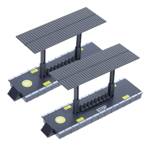 HAWILLOSCH 2 Stück Teiliges Modellbahn Bahnhof Plattform Dekorative Simulation Handliches Sicheres für Fördert Kreativität und Logisches Denken Beim Basteln HAWILLOSCH 2 Stück Teiliges Modellbahn Bahnhof Plattform Dekorative Simulation Handliches Sicheres für Fördert Kreativität und Logisches Denken Beim Basteln von HAWILLOSCH