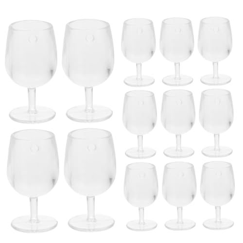 HAWILLOSCH 20 Stück Miniatur Weingläser für Puppenhaus Dekorative Mikro Landschaftskelche aus Kunststoff für DIY Puppenhaus Dekorationen und Miniatur Szenen HAWILLOSCH 20 Stück Miniatur Weingläser für Puppenhaus Dekorative Mikro Landschaftskelche aus Kunststoff für DIY Puppenhaus Dekorationen und Miniatur Szenen von HAWILLOSCH