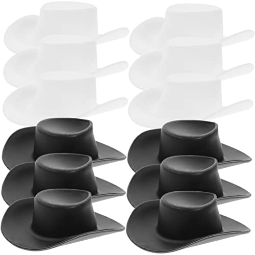 HAWILLOSCH 20 Stück Teiliges Mini Cowboy Hüte Leichte Stabile Puppenhüte in Schwarz und Weiß Winzige Party und Geschenkdekorationen für Puppen Vielseitig für Basteln Geburtstags und HAWILLOSCH 20 Stück Teiliges Mini Cowboy Hüte Leichte Stabile Puppenhüte in Schwarz und Weiß Winzige Party und Geschenkdekorationen für Puppen Vielseitig für Basteln Geburtstags und von HAWILLOSCH