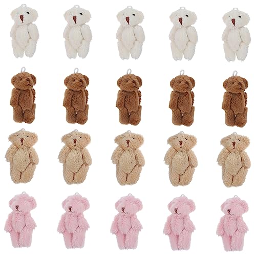 HAWILLOSCH 20Stücke Plüschspielzeug Farbige Plüschbären für DIY Bastelprojekte Schlüsselanhänger und Dekoration für und Kreative Accessoires HAWILLOSCH 20Stücke Plüschspielzeug Farbige Plüschbären für DIY Bastelprojekte Schlüsselanhänger und Dekoration für und Kreative Accessoires von HAWILLOSCH