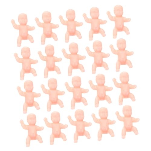 HAWILLOSCH 20st Mini- -eiswürfel Kleine Babys Babyfiguren Kleine Babypuppen Mini-Babys Spielzeug -minipuppen Badespielzeug Für Babys Partygeschenk Partyzubehör Plastik von HAWILLOSCH