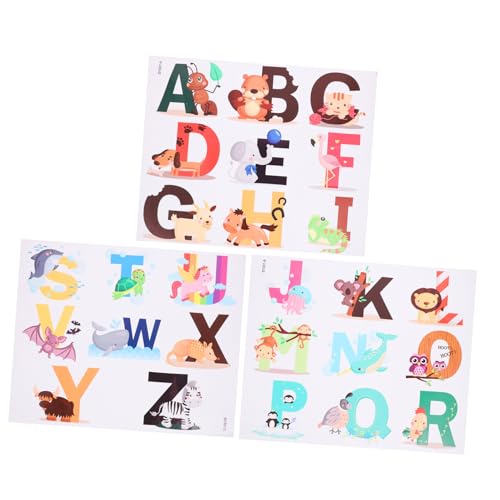 HAWILLOSCH 26st Badespielzeug Eva-Aufkleber Lernspielzeug Für Kinder Aufkleber Für Die Frühe Bildung Pädagogisches Alphabet-Spielzeug Eva-Briefe Kinderzimmer-Alphabet-Aufkleber PVC von HAWILLOSCH