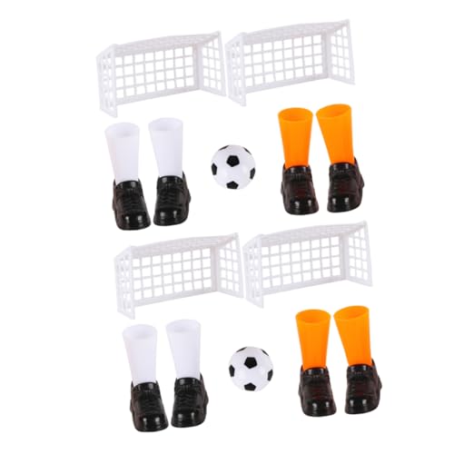 HAWILLOSCH 2Er Set Mini Desktop Tischfußball Fußballspiel Spielspielzeug Party Finger Fußballspiel Mini Fußball Fußballspiel Mini Tischfußball Fußball Minispiel Sportspielzeug von HAWILLOSCH