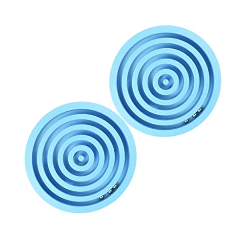 HAWILLOSCH 2St Labyrinth Ballspiel für kinderspielzeug jucarii pentru copii Kid Toys Decompression Toy Balancierendes Perlenspielzeug Labyrinth Puzzles Perlen Hölzern Blue von HAWILLOSCH