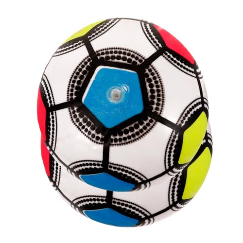 HAWILLOSCH 2st Glitzerkugel Kleiner Leuchtender Fußball Fußballjungen Kleiner Fußball Leuchtkugel Aus Kunststoff Plastik Fußball Leuchtendes Fußballspielzeug Fußball Erleuchten PVC von HAWILLOSCH