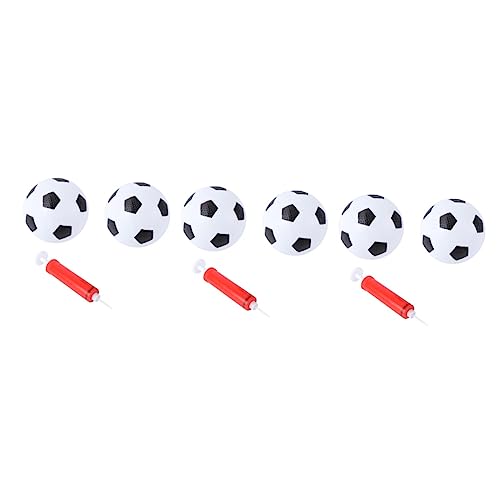 HAWILLOSCH 3 Sätze Kinder fußball Spielzeug-Fußball Fußbälle Outdoor-Spielzeug für Kleinkinder Fußballzubehör Spielzeug für Kinder kinderspielzeug Fußballspielzeug Mini-Fußball für Kinder rot von HAWILLOSCH