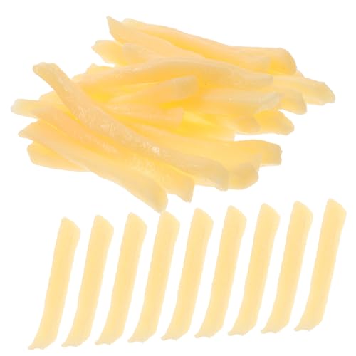 HAWILLOSCH 30 Teiliges Simulations Pommes Frites Modell So Tun Als Würden Sie Lebensmittel Realistisch Gefälschtes Essen Kochen Spielen Essen Modell Pommes Frites Verzierung So Tun von HAWILLOSCH