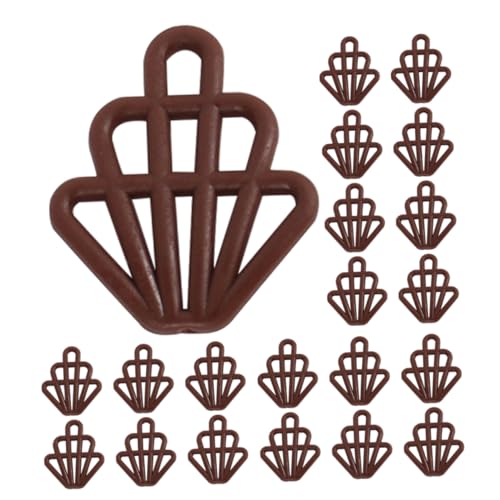 HAWILLOSCH 30St Schokoladenmodell bastelzeug handwerkskunst Chocolate schokoladengeschenke Dollhouse Accessories Handyhüllen-Anhänger Künstliche Schokoladen-Requisiten PVC Coffee von HAWILLOSCH