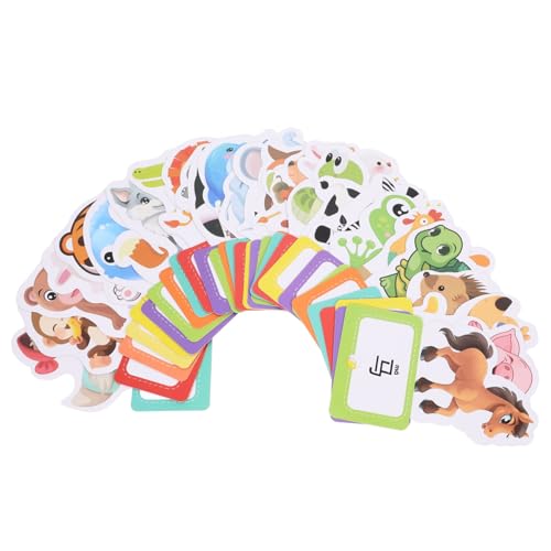 HAWILLOSCH 30pcs Englische Flash -Karten Lernspielzeug Kinder Spielzeug Kinder Lernen Karten von HAWILLOSCH