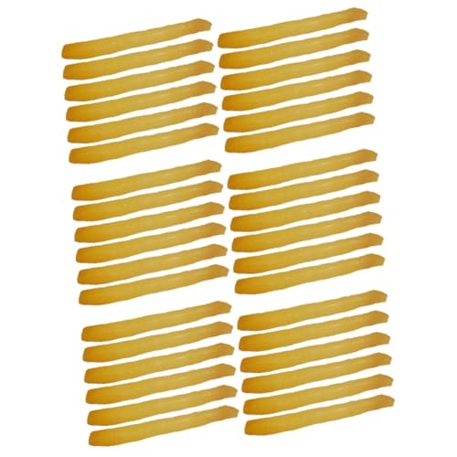 HAWILLOSCH 36 STK Simulation Pommes Frites simulierte Chips Essensspielset für die Küche Kinder Plastik Chips wohnungsdeko gefälschtes künstliches Lebensmittelmodell realistische Chips PVC von HAWILLOSCH