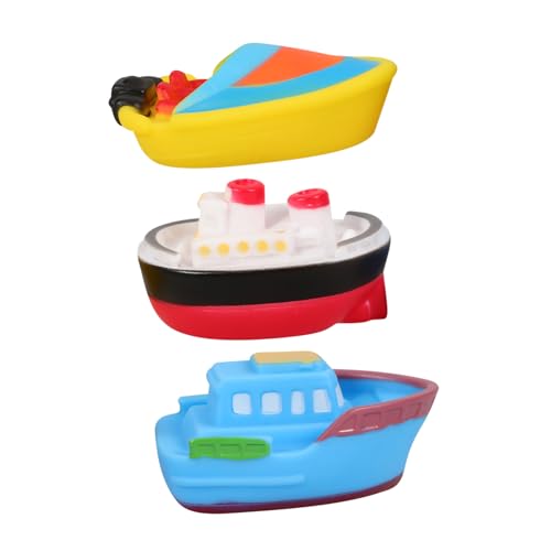 HAWILLOSCH 3St Badespielzeug für Babys Spielzeug für die Badewanne Kleinkind Badewanne Spielzeug Kratzfestes Spielzeug spielzeugboot Wasserspielzeug für Babys -Badewannenspielzeug Vinyl von HAWILLOSCH