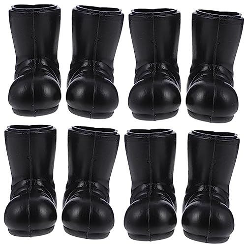 HAWILLOSCH 4 Paar Mini Santa Stiefel Modell Weihnachten Miniatur Schuhe Für Puppen von HAWILLOSCH