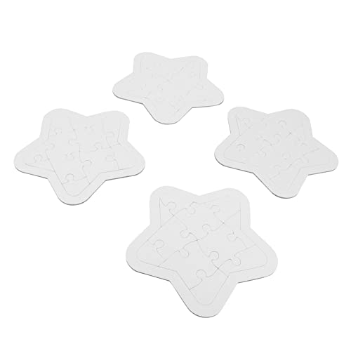 HAWILLOSCH 4 Sätze Puzzle Mini-Spielzeug DIY-Handwerk für Kinder Rätsel für Kinder Lernspielzeug für Kleinkinder The Children Toy bastelsets für Kinder Rätsel malen Malmaterialien Papier von HAWILLOSCH