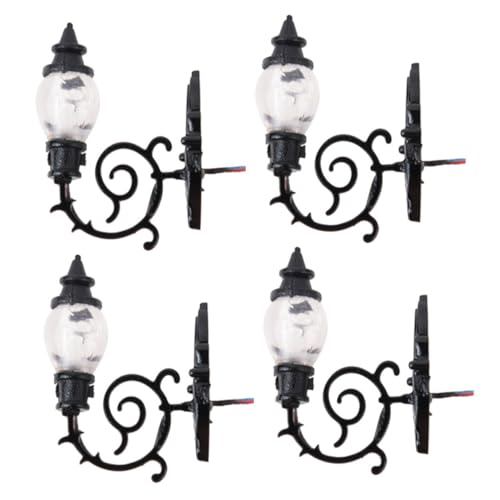 HAWILLOSCH 4 Stück Maßstab Warme LED Beleuchtung Dekorative Sandtisch Landschaftslampe für Miniaturhäuser und DIY Modelle Realistische Wandlampen für Bastelprojekte HAWILLOSCH 4 Stück Maßstab Warme LED Beleuchtung Dekorative Sandtisch Landschaftslampe für Miniaturhäuser und DIY Modelle Realistische Wandlampen für Bastelprojekte von HAWILLOSCH