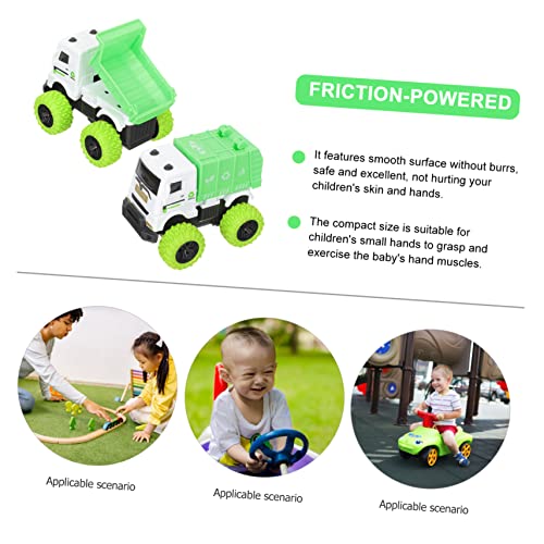 HAWILLOSCH 4 Stück Teiliges Friktions Müllauto Spielzeugset für Kleinkinder Sicher Grate Fördert Kreativität Umweltbewusstsein und Motorische Fähigkeiten für Jungen und Mädchen HAWILLOSCH 4 Stück Teiliges Friktions Müllauto Spielzeugset für Kleinkinder Sicher Grate Fördert Kreativität Umweltbewusstsein und Motorische Fähigkeiten für Jungen und Mädchen von HAWILLOSCH