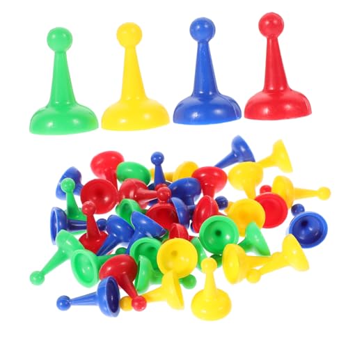 HAWILLOSCH 40 Stück Spielsteine Brettspielfiguren Schach Brettspiele Spielmarken Ludo-brettspiel Spielzubehör Spielkomponente Tischmarker Plastik von HAWILLOSCH