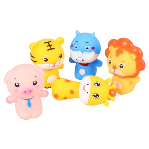 HAWILLOSCH 5 Stück Tierfiguren Spielzeug Puppen Fingerspielzeug Eltern Kinder Spielzeug Figuren Fingerspielzeug Fingerspielzeug Für Fingerspielzeug Für Spielzeug Fingerspielzeug PVC von HAWILLOSCH