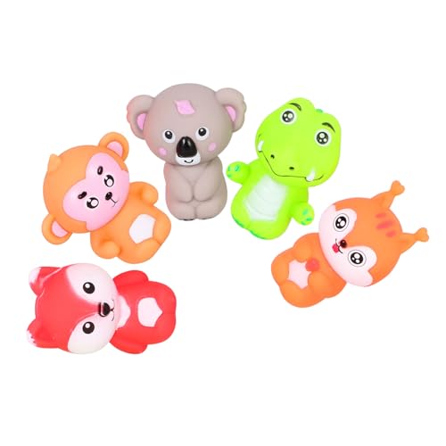 HAWILLOSCH 5 Stück Tierfiguren Spielzeug Puppenspielzeug Fingerspielzeug Für Fingerspielzeug Fingerspielzeug Fingerspielzeug Für Eltern Kinder Spielzeug Figuren Fingerspielzeug PVC von HAWILLOSCH