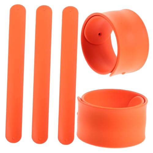 HAWILLOSCH 5St jucarii pentru copii spielzeuge für Bankett Silikonarmband Beliebtes Armband Sortiment an Schlagarmbändern Armband Silikonarmbänder Kieselgel Orange von HAWILLOSCH