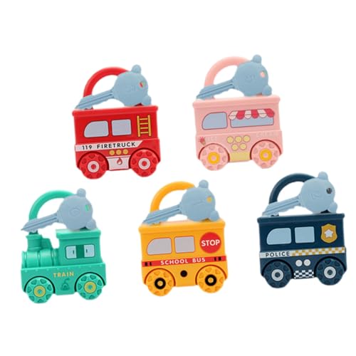 HAWILLOSCH 5St puppenwagen kinderspielzeug Auto Spielzeugauto passendes Entriegelungsspielzeug Kleinkinder Lernspielzeug für sensorisches Plastik von HAWILLOSCH