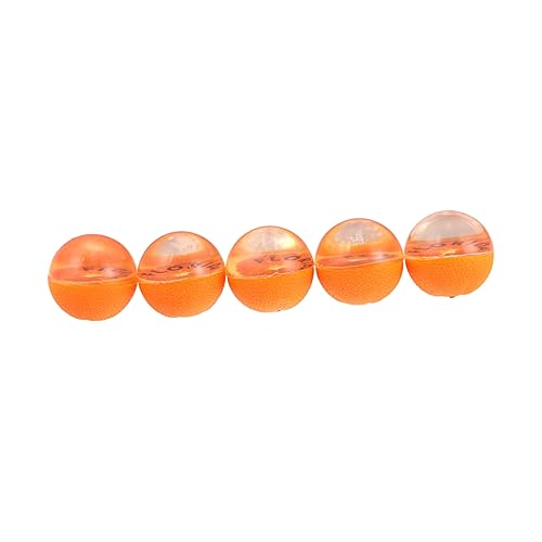 HAWILLOSCH 5st Lernspielzeug Für Kinder Hüpfbälle Masse Klare Hüpfbälle Obst Große Hüpfbälle Osterkörbchenfüller Kleiner Hüpfball Elastisches Ballspielzeug Hüpfende Bälle Orange von HAWILLOSCH