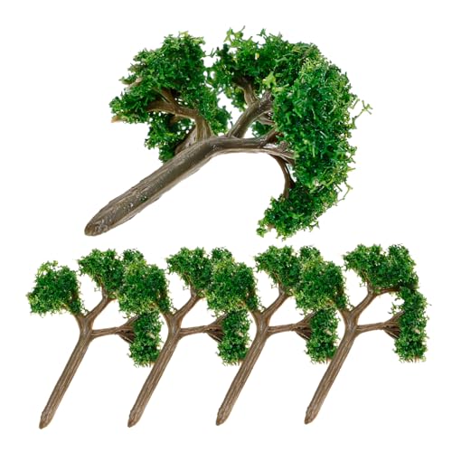 HAWILLOSCH 5st Modellbaum Baumschmuck Gefälschter Baum Miniaturbäume Zum Basteln Bäume Dekorieren Mini-landschaftsbaummodell Landschaft DIY Bäume Künstliches Baummodell Mini-baumdeko Plastik von HAWILLOSCH