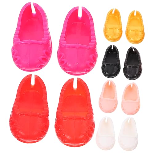 HAWILLOSCH Mini Puppenschuhe Für Puppen Pink Und Niedliche Accessoires Für Puppen Und Spielzeughäuser Ideales Zubehör Für Und von HAWILLOSCH