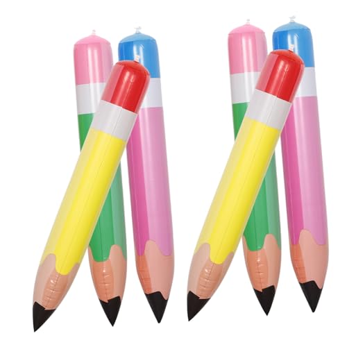 HAWILLOSCH 6 Stück Aufblasbare Riesenbleistifte Teiliges Leichte PVC Bleistift Deko in Gelb Grün als Back To School Requisiten für Klassenzimmer Garten und Abschlussfeier HAWILLOSCH 6 Stück Aufblasbare Riesenbleistifte Teiliges Leichte PVC Bleistift Deko in Gelb Grün als Back To School Requisiten für Klassenzimmer Garten und Abschlussfeier von HAWILLOSCH