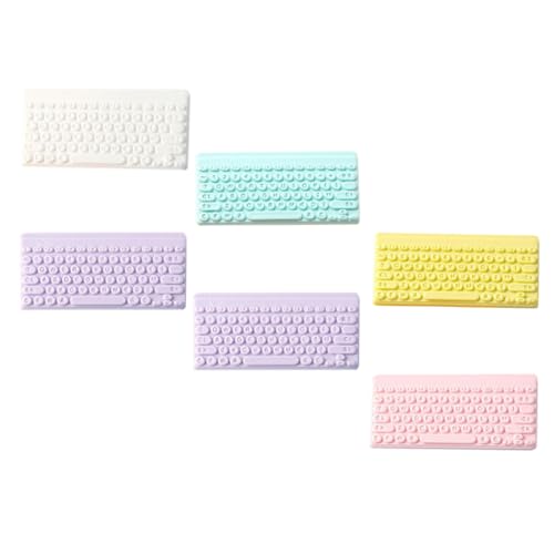 HAWILLOSCH 6 Stück Teiliges Miniatur Tastatur Anhänger Bunte DIY Schmuck Charms für Puppenhaus Dekoration und Taschen Zubehör Realistisch Leicht Farbbrillant als und Bastelzubehör HAWILLOSCH 6 Stück Teiliges Miniatur Tastatur Anhänger Bunte DIY Schmuck Charms für Puppenhaus Dekoration und Taschen Zubehör Realistisch Leicht Farbbrillant als und Bastelzubehör von HAWILLOSCH