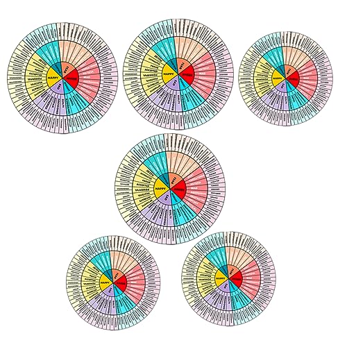 HAWILLOSCH Feeling Wheel Sticker Pack Einzigartige Laptop-Aufkleber Für Notebook Und Gepäck von HAWILLOSCH