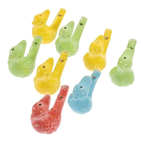 HAWILLOSCH 8 Stück Teiliges Bunte Keramik Vogel Design Handliche Kinderpfeifen Trillerpfeifen für Musikförderung und Kreatives HAWILLOSCH 8 Stück Teiliges Bunte Keramik Vogel Design Handliche Kinderpfeifen Trillerpfeifen für Musikförderung und Kreatives von HAWILLOSCH