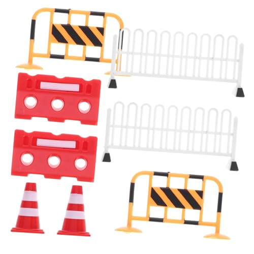 HAWILLOSCH 8 Stück Teiliges Verkehrszeichenspielzeug aus Bunte Straßen und Baustellenschilder Robustes Lernspielzeug für Rollenspiel und Miniaturlandschaften HAWILLOSCH 8 Stück Teiliges Verkehrszeichenspielzeug aus Bunte Straßen und Baustellenschilder Robustes Lernspielzeug für Rollenspiel und Miniaturlandschaften von HAWILLOSCH