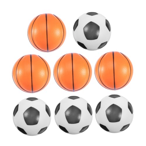 HAWILLOSCH 8st Dekompressionsspielzeugball Bälle Quetschen Stressabbaubälle Partygeschenke Stressspielzeug Stressabbauende Quetschbälle Druckbälle Bälle Für Kinder Bälle Zum Stressabbau Pu von HAWILLOSCH