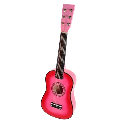 HAWILLOSCH Anfänger Akustikgitarre Für 6 Saitige Folk Gitarre Im Trendigen Pink Musikinstrument Für Junge Musiker Und Musikliebhaber von HAWILLOSCH