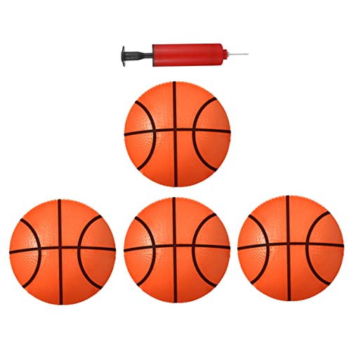 HAWILLOSCH Ball Für Kinder Basketballspielzeug Für Aufblasbare PVC Basketball Mit Design Simulation Basketballspielzeug Für Den Innen Und Außenbereich Zufällige Farben Basketball Kinder von HAWILLOSCH