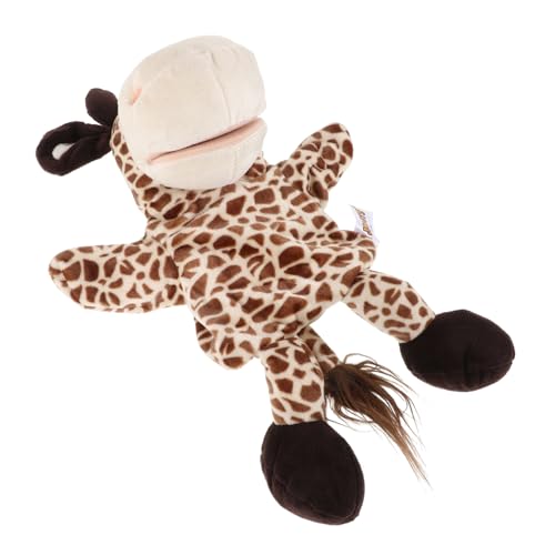 HAWILLOSCH Bauchredner-Handpuppe Hirschpuppen Rollenspielpuppe tierische Handpuppe Hirsch Handpuppe Familie Fingerpuppe Spielzeug kleine Kuscheltiere Stofftiere zum Geschichtenerzählen Plüsch von HAWILLOSCH