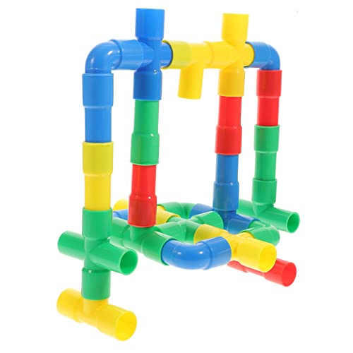 HAWILLOSCH 1 Set Wasserbausteine Lernspielzeug Für Kinder Abflussrohr-Spielzeug Für Frühes Lernen Und Konstruktionsspaß von HAWILLOSCH