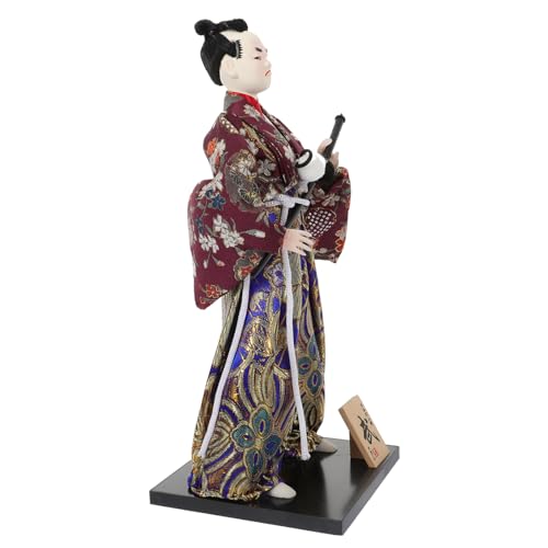 HAWILLOSCH Bushido-Actionfigur Japanische Puppen Sammlerstücke japanischer Puppen Ninja Dekofigur asiatische Figur Daruma-Puppe Desktop- Dekoration im japanischen Stil für zu Hause Abs von HAWILLOSCH