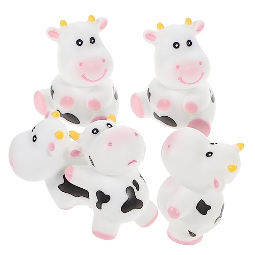 HAWILLOSCH Cow Doll Bade Frühförderung Badespielzeug Für Babys Hygienisch Bunt Und Ideal Für Die Badewanne Lustige Spielzeuge Für Kleinkinder Und Babys Ab 6 Monaten von HAWILLOSCH