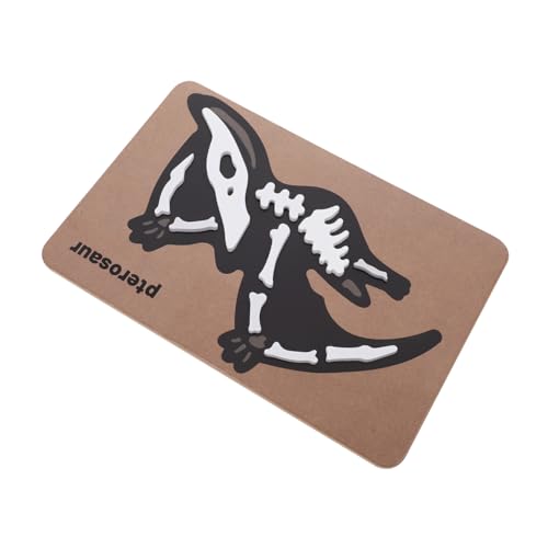 HAWILLOSCH Dinosaurier-fossilien-Puzzle Pädagogische Dinosaurier-rätsel Montessori-rätsel Pädagogische Rätsel Für Kinder Interessantes Kinderspielzeug Montessori-Puzzle Tierpuzzle Ahorn von HAWILLOSCH