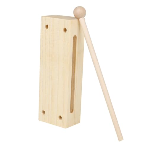 HAWILLOSCH Dual Tone Holz Percussion Block Kinder Musikinstrument Pädagogisches Holzspielzeug Für Musikalische Früherziehung Ideal Als Schlaginstrument Ab 3 Jahren von HAWILLOSCH