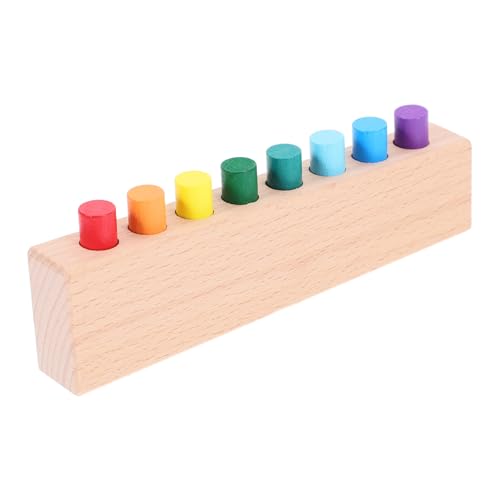 HAWILLOSCH Einfügen Von Spielzeug Puzzlematte Spielzeug Für Kleinkinder Kinder Spielzeug Kauspielzeug Holzpuzzles Spielzeug Holzspielzeug Kleinkindspielzeug Jigköpfe Hölzern von HAWILLOSCH