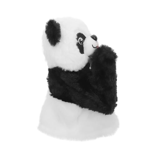 HAWILLOSCH Eltern-Kind-Spielzeug Tierpuppen Puppenspielzeug für Kleinkinder Panda-Puppen Handpuppe mit Ton Handpuppen Spielzeug Panda-Handpuppe Marionetten Spielzeug süße Handpuppe Abs Black von HAWILLOSCH