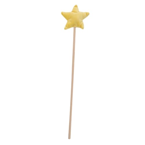 HAWILLOSCH Fee Zauberstab Zauberstäbe verkleiden glänzender Feenstab Neuheit Feenstab Fairy Wand Kinder mitgebsel Kindergeburtstag Fee Cosplay Zauberstab Cosplay-Party-Requisite Holz von HAWILLOSCH