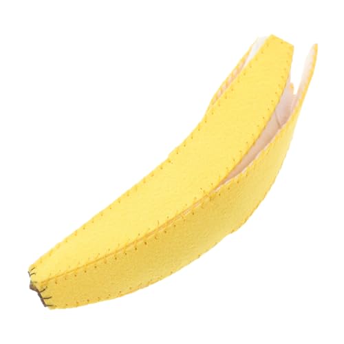 HAWILLOSCH Filzbananenspielzeug Interessante Banane Simulationsbanane Bananenspielzeug Aus Filz Kleines Bananenspielzeug Kompakte Kinderbanane Schulspielzeug Banane Schöne Banane Vlies Yellow von HAWILLOSCH