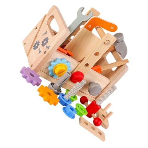 HAWILLOSCH Früherziehung Werkzeugspielzeug Set Für Kinder Lernspielzeug Mit Rollenspielwerkzeugen Werkzeugset Für Kleinkinder Montessori Kinderspielzeug von HAWILLOSCH